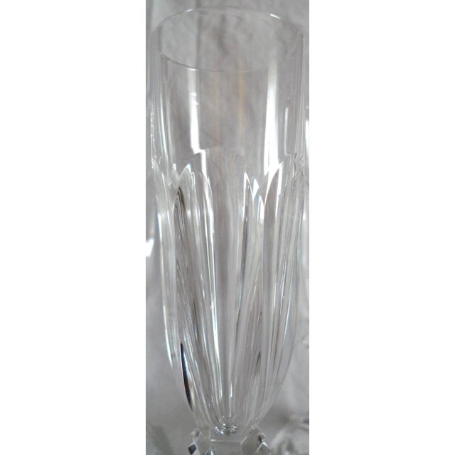 French 1980s Saint-Louis 'Chambord' Crystal Champagne Flute For Sale - Image 3 of 8