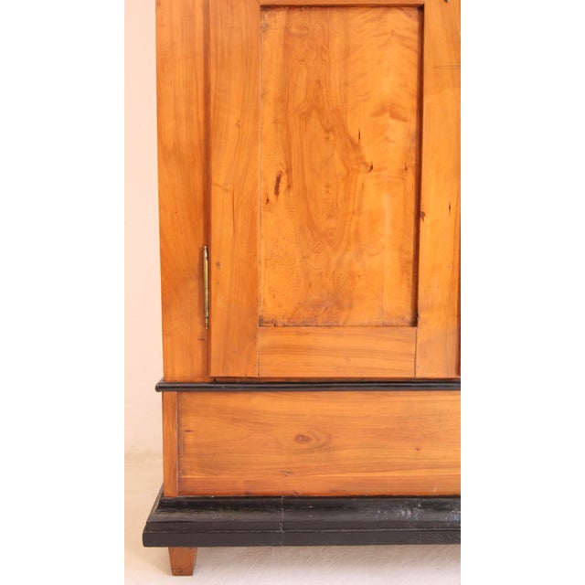 19th Century German Cherrywood Wardrobe For Sale - Image 12 of 18