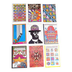 Vintage 20th C. Signed Peter Max Psychedelic Poster Lithographs - Set of 9
