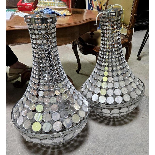 Hot Air Balloon Chandeliers, Set of 2 For Sale - Image 4 of 8