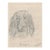 1943 William Wood Bingo the Dog Drawing For Sale