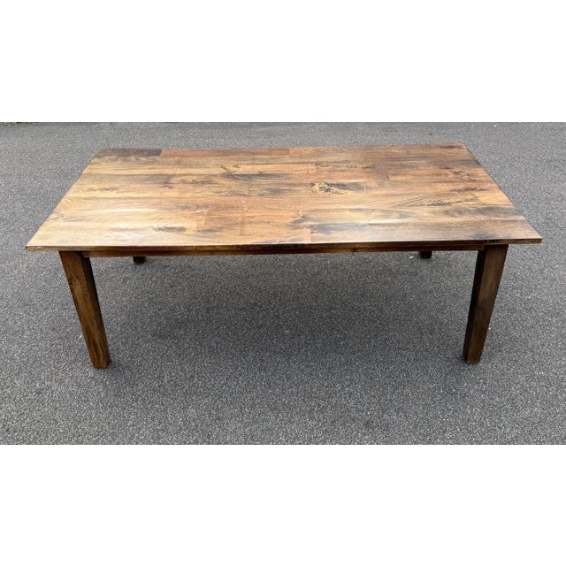 Vintage Oak Dining Table, 1970s For Sale - Image 12 of 14