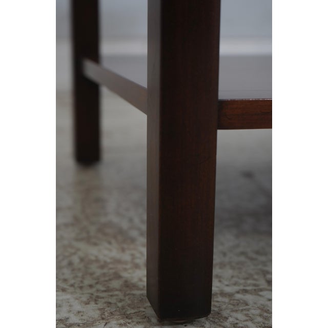 1950s Pair John Stuart Mid Century Modern Walnut Nightstands For Sale - Image 14 of 18