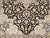 Fine Persian Tabriz Rug, Hand-Knotted Wool & Silk, Geometric Heriz Pattern, Black & Ivory, 7x10 For Sale - Image 15 of 17