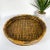 Farmhouse Large Bamboo Woven Tray For Sale - Image 3 of 5