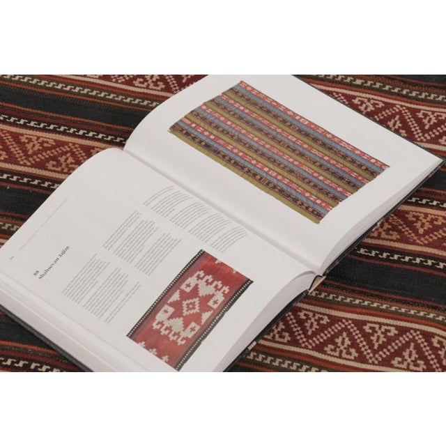 Vintage Persian Kilim, Vertical Stripes With Nomadic Geometry - Rug & Kilim For Sale - Image 9 of 10