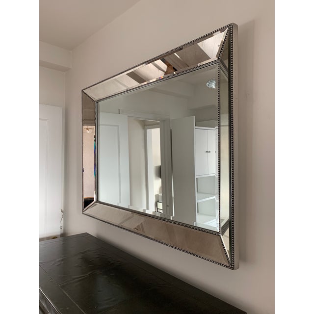 Restoration Hardware Restoration Hardware Venetian Beaded Mirror For Sale - Image 4 of 6