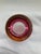 American Vintage Cranberry Flashed and Gold-Banded Juice Tumblers - Set of 4 For Sale - Image 3 of 3