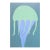 "Jellyfish (P0802)" Original Contemporary Painting by Saul Alegria For Sale