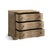 2020s Rustic Modern Three-Drawer Bedside Chest For Sale - Image 5 of 9