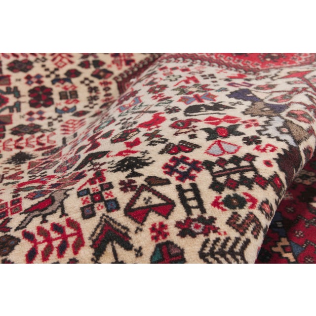 Vintage Persian Afshar Rug, 05'09 X 08'03 For Sale In Dallas - Image 6 of 10