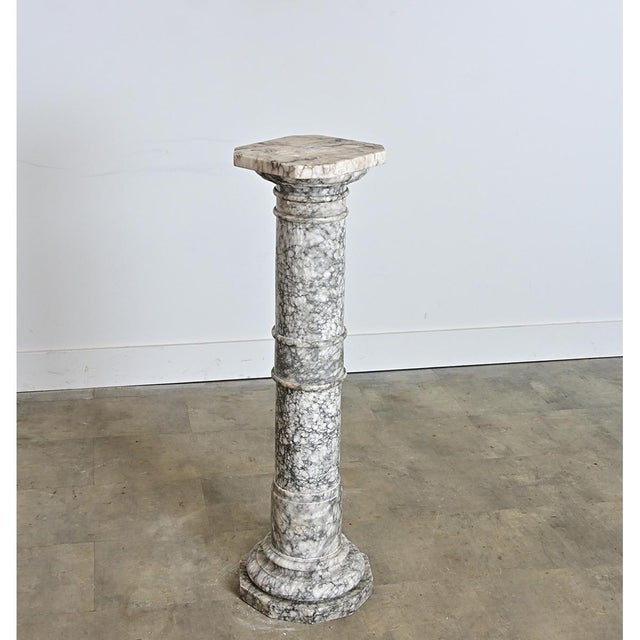 Late 19th Century French 19th Century Marble Column Pedestal For Sale - Image 5 of 14