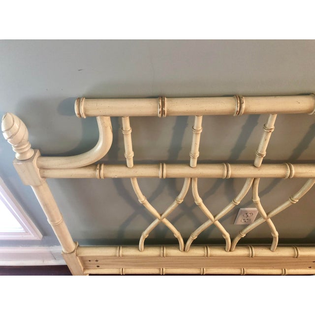 Faux Bamboo Chippendale Pagoda Twin Headboards a Pair Chairish