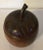 Wood Vintage English Art Deco Mahogany Apple Form Tea Caddy Box For Sale - Image 7 of 12