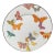 MacKenzie-Childs Butterfly Enamel Metal Serving Plate / Tray For Sale
