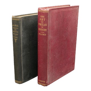 1893's Set of 2 Dentistry Reference Books For Sale