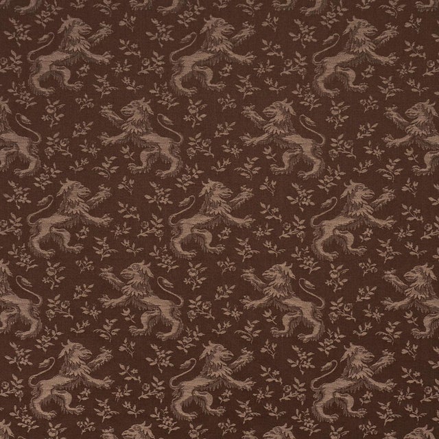 Schumacher Ewan'S Beasts Fabric In Brown For Sale