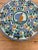 Rustic European Vintage Spanish Polychrome Round Serving Plate, Marked to Underside For Sale - Image 3 of 7