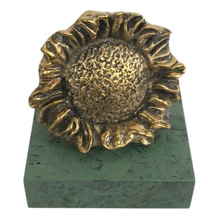 Patrizia Guerresi, Italian Flowe Sculpture, 1986, Bronze For Sale