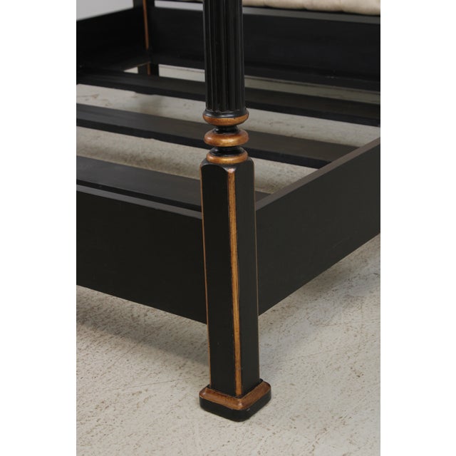 Nancy Corzine Paint Decorated King Size Poster Bed For Sale - Image 10 of 14