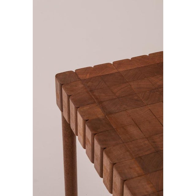 Gold Vintage Wood Coffee Table, 1960s For Sale - Image 8 of 9