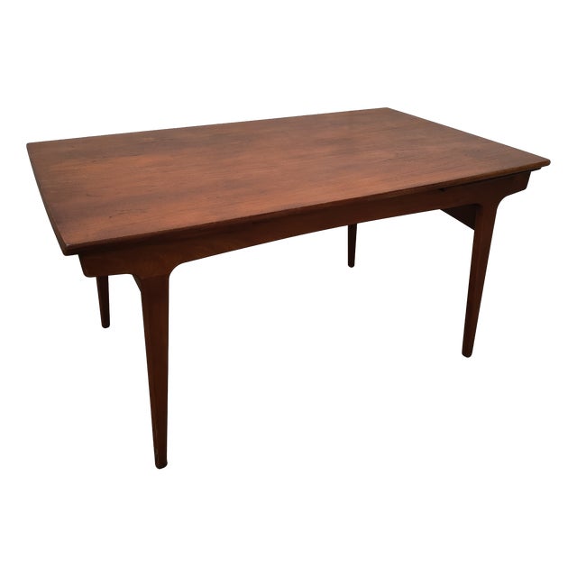 Mid-Century Modern Extendable Table in Teak, Denmark, 1980 For Sale