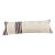 Turkish Hemp Pillow Cushion Natural Beige Black Cushion Cover 14"x45" For Sale
