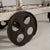 White Patinated Bakery Rack on Wheels, Antique, France, Early 20th Century For Sale - Image 4 of 10