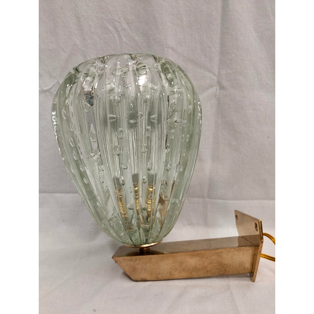 Murano Glass Wall Lights by Ercole Barovier for Barovier & Toso, 1980s, Set of 2 For Sale - Image 6 of 9
