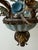 Italian Florentine Tole Flower Chandelier in Gilt Iron, 1950 For Sale - Image 12 of 18