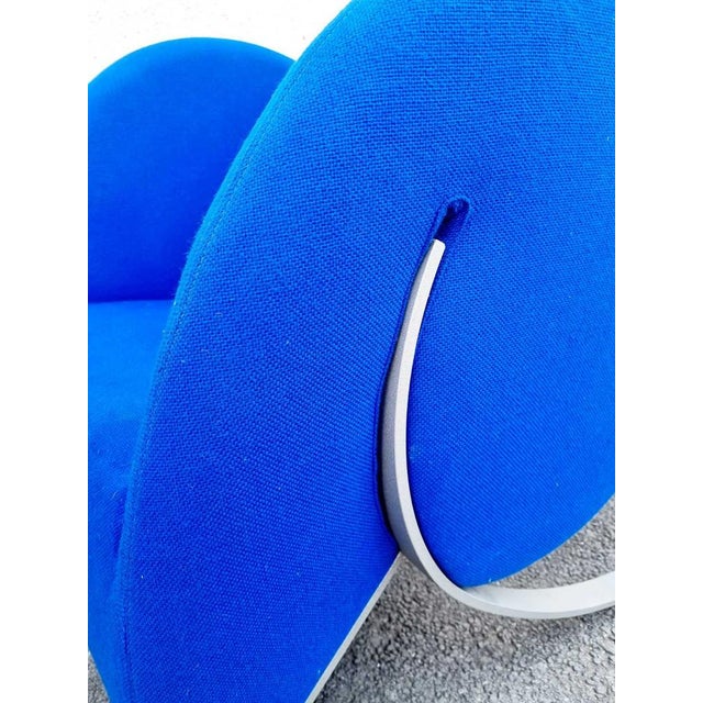 Metal Virgola Armchair by Yaakov Kaufman for Arflex, Italy, 1991 For Sale - Image 7 of 15