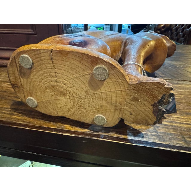 Sarreid Ltd. Vintage Midcentury Cat Sculpture - Attr. Sarreid, Italy For Sale - Image 4 of 7