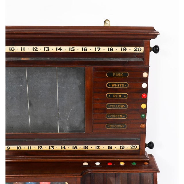 Antique Victorian Billiard Snooker and Life Pool Scoreboard, 1800s For Sale - Image 10 of 18