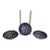 Antique Allertons Blue Willow Fruit Berry Bowls Set of 3 Made in Staffordshire England C. 1920s For Sale