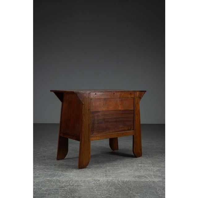 Arts and Crafts Chest of Drawers, 1920s For Sale - Image 10 of 16