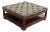 Bernhardt Tufted Leather Chesterfield Cocktail Ottoman For Sale