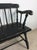 1930s Antique Black Painted Deacons Bench For Sale - Image 5 of 18