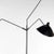 Mid-Century Modern Black Three Rotating Arms Floor Lamp by Serge Mouille For Sale - Image 9 of 15
