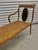 1970s Mid-Century Bohemian Burnt Rattan Daybed Bench With Authentic Hand-Woven Cane Seat For Sale - Image 5 of 18