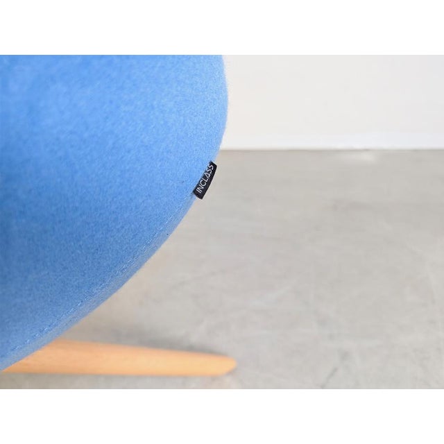 Blue Blue Desk Chairs by Christophe Pillet Dunas for Inclass, Set of 3 For Sale - Image 8 of 11