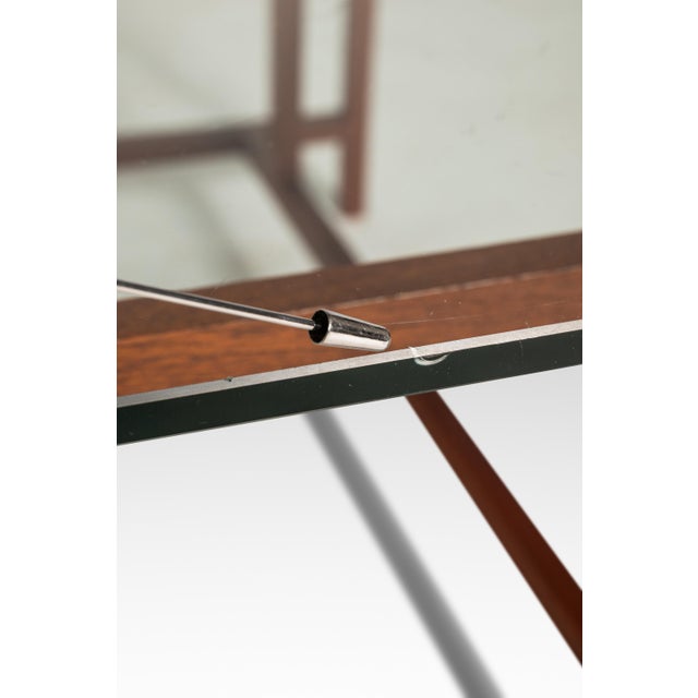 Danish Mid-Century Modern Coffee Table in Solid Teak W/ Glass Top Attributed to Henning Nørgaard for Komfort of Denmark, C. 1960's For Sale - Image 14 of 14