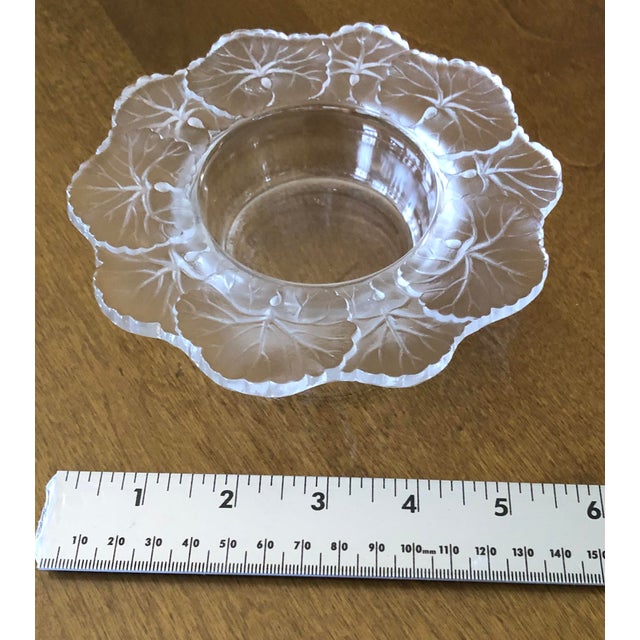 Mid-Century Modern Vintage Lalique Round Dish For Sale - Image 3 of 6