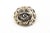 2.15" Three dimensional Sam Philipe sterling silver flower brooch that has two rings on the back so it can be used as a...