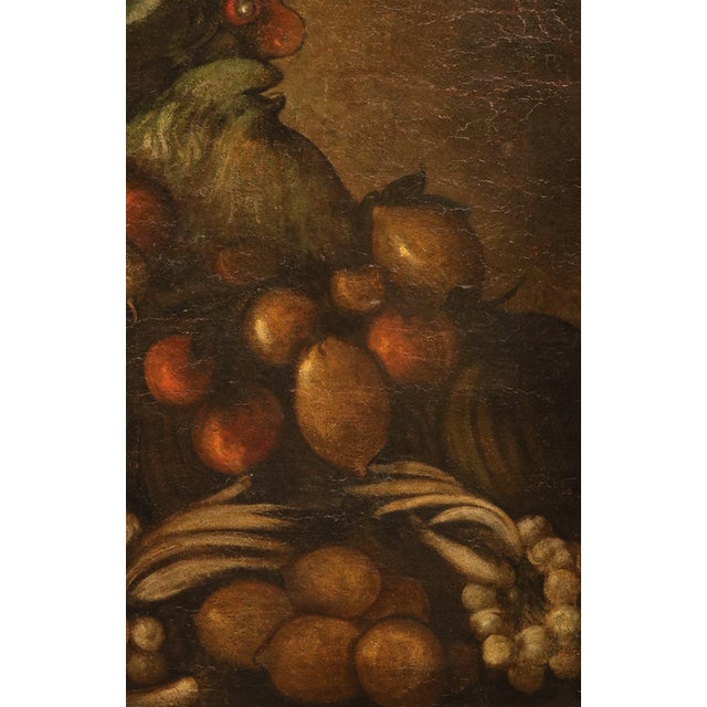 Follower of Giuseppe Arcimboldo, Anthropomorphic Allegory of Winter, 18th Century, Oil Painting on Canvas, Framed For Sale - Image 7 of 12