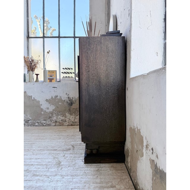 Art Deco Bar Cabinet by Hoffmann Chaleyssin, 1940s For Sale - Image 10 of 18