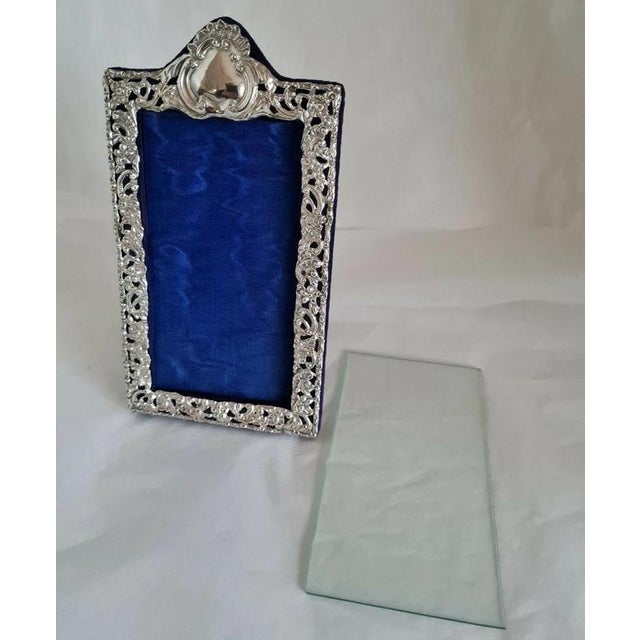 Antique Art Nouveau Sterling Silver Photograph Frame, 1904 For Sale - Image 12 of 13