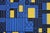 Abstract Abstract Geometric Screen Print -- "Construction Over Yellow Sky" by Margo Hoff For Sale - Image 3 of 5