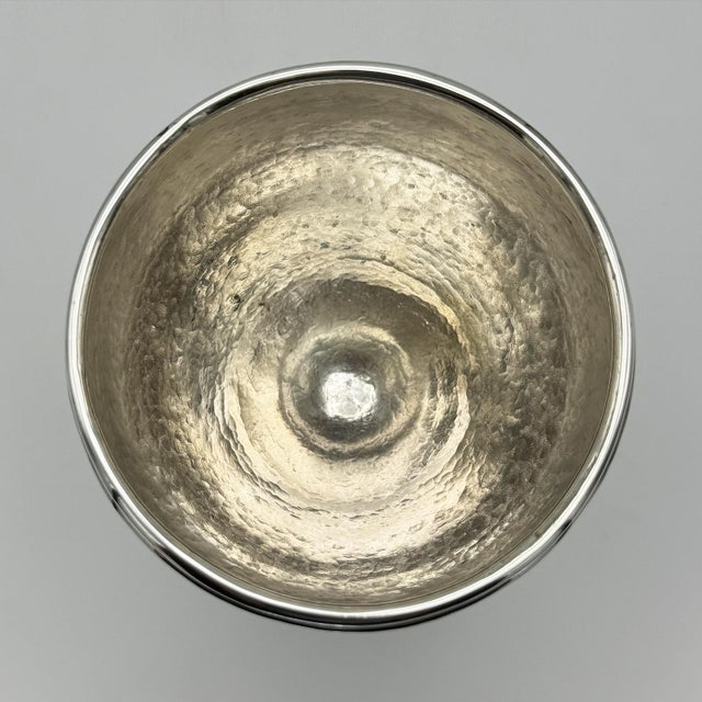 Art Deco 19th Century Italian Silver Vase with wheat decoration by Buccellati Italy For Sale - Image 3 of 5