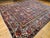 Vintage Oversized Persian Bakhtiari Rug, Hand-Knotted wool, Garden Panel Pattern, Burgundy & Blue, 11x14 For Sale - Image 11 of 11