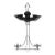 Figural Cherub Wrought Iron Hanging Garden Planter C1920 For Sale